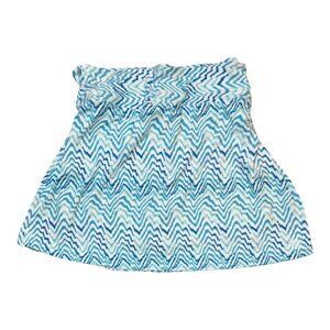 UV Skinz Blue & Green Pull On UPF 50+Athletic & Swim Skort Pocket Women's 3XL